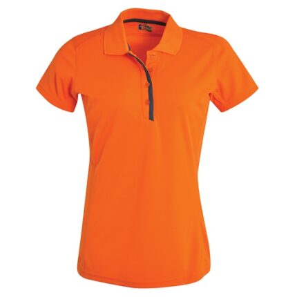 Ladies Matrix Polo - Orange/Graphite