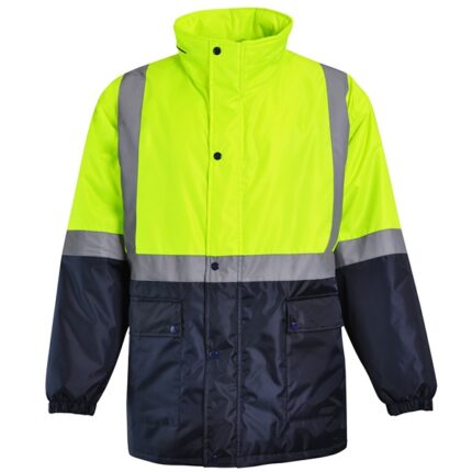 Two-Tone High Visibility Parka Jacket