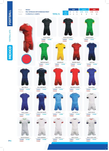 Mexico Soccer Kit Mens
