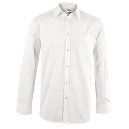 Mens Long Sleeve Haiden Shirt - White